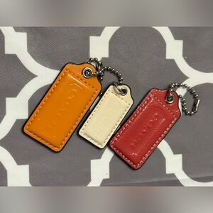 Coach Leather Hang Tags